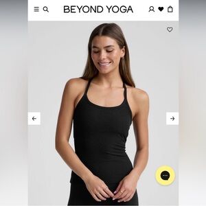 Beyond Yoga Velvety Spacedye Slim Racerback Tank.